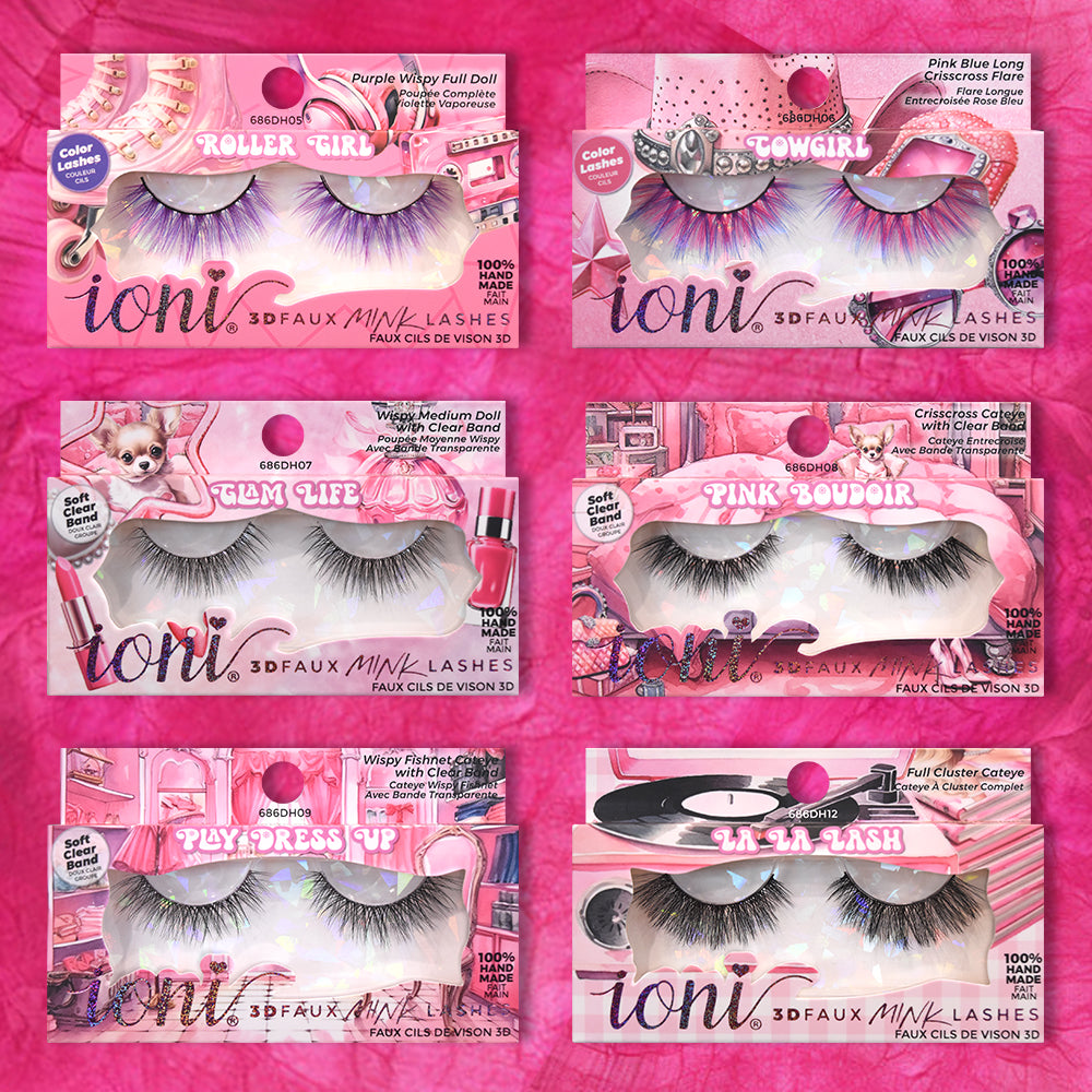 Dollhouse Full Collection: 16-pair Lashes (16 Styles) + LE Dollhouse Box