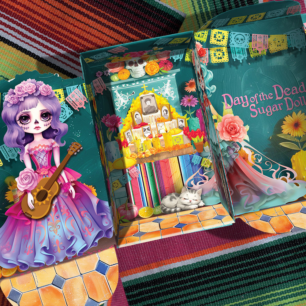 Day of the Dead Sugar Dolls: Empty Limited Edition Box Only