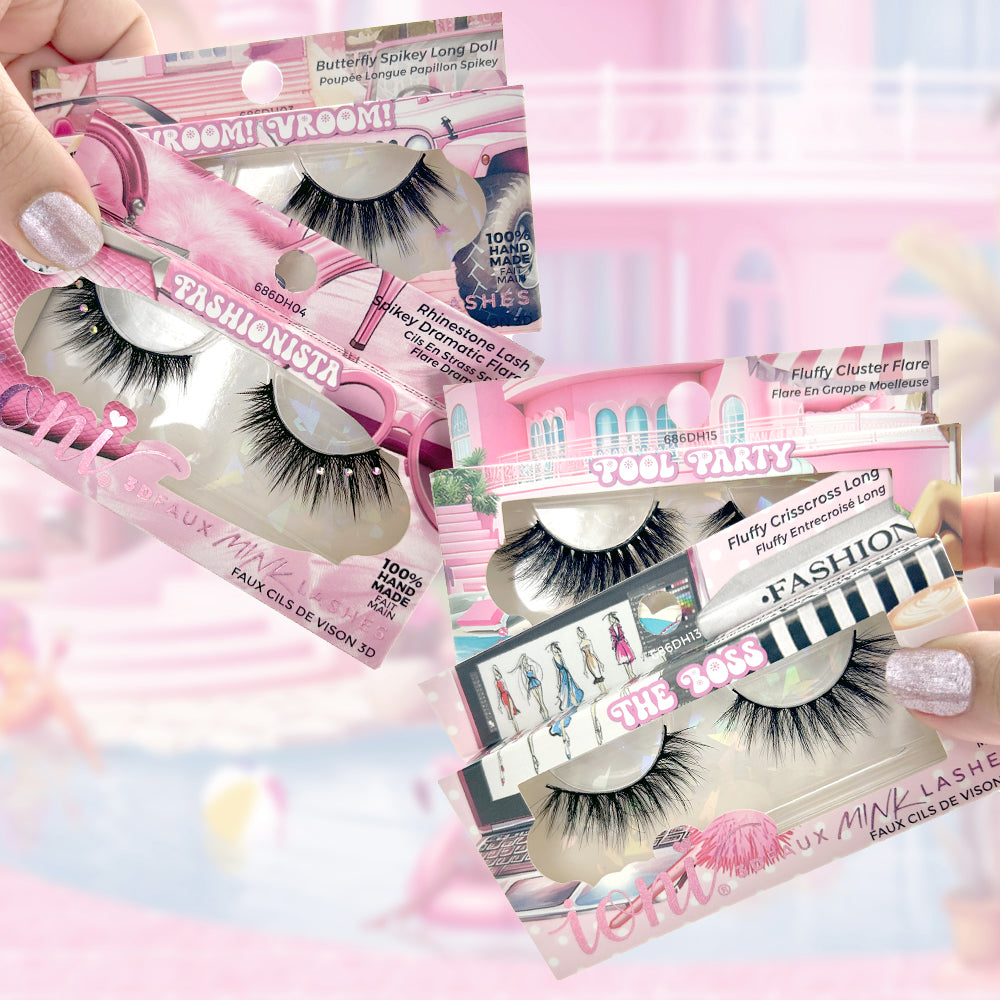 Dollhouse Special & Dramatic Set: 16-pair Lashes (4 Styles) + LE Dollhouse Box