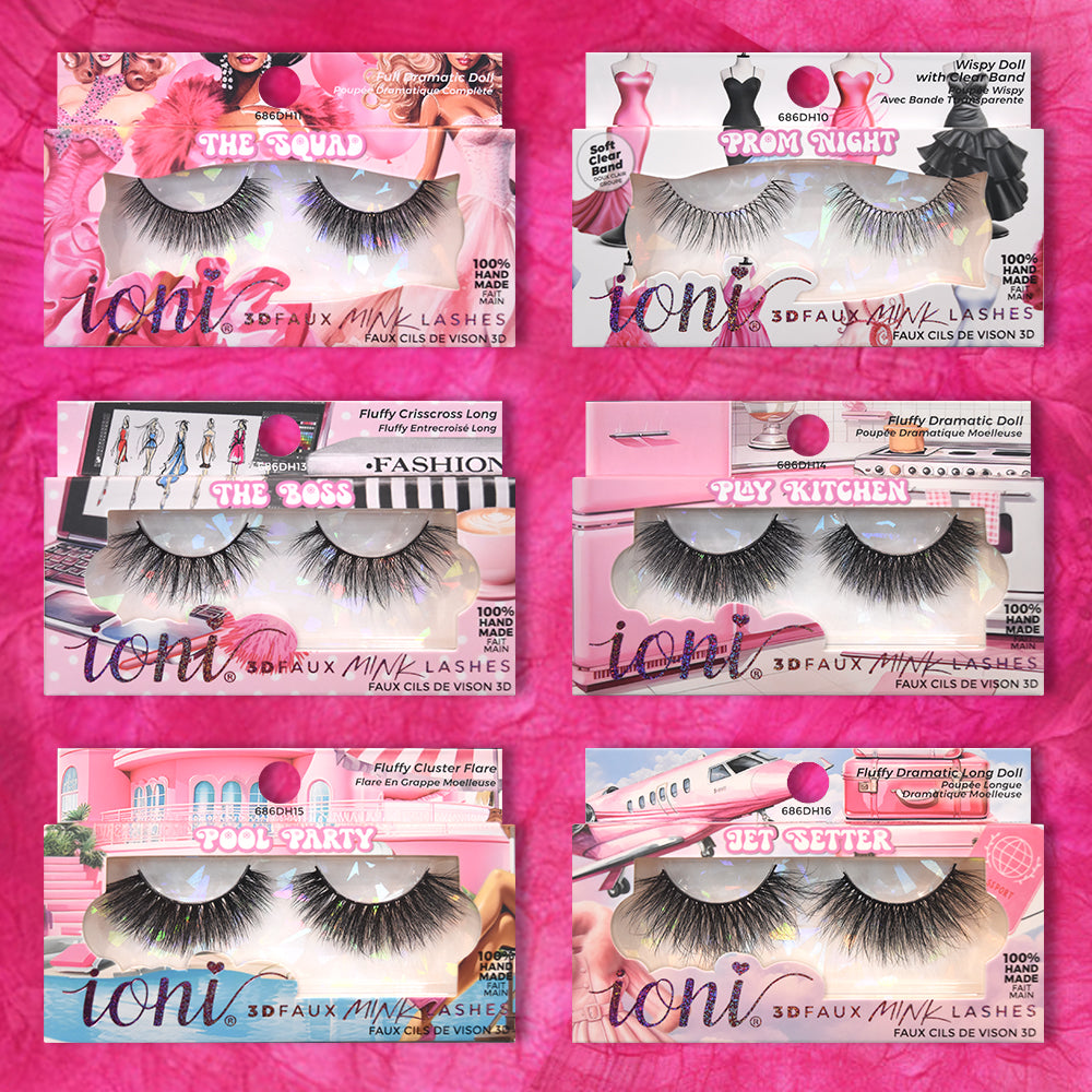 Dollhouse Full Collection: 16-pair Lashes (16 Styles) + LE Dollhouse Box