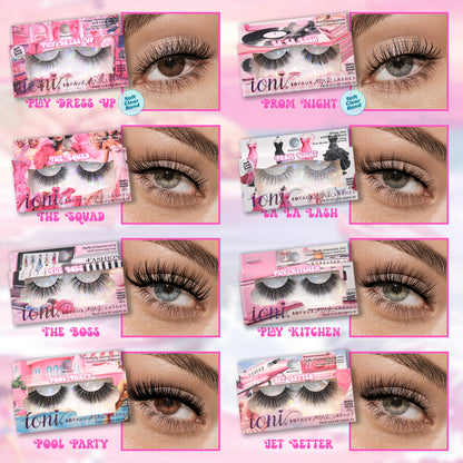 Dollhouse Full Collection: 16-pair Lashes (16 Styles) + LE Dollhouse Box